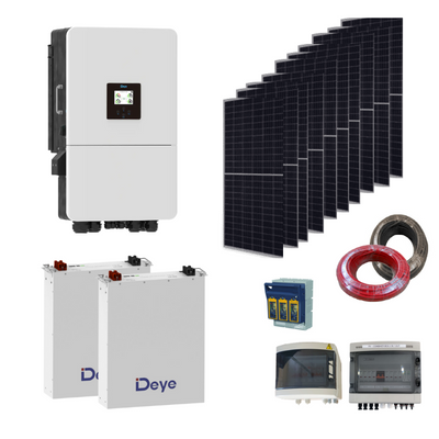 Deye 8kw Hybrid Kit with Deye 5.12kw Batteries