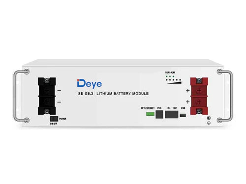 Deye 5.3kWh Lithium Battery SE-G5.3 – 10 Year Warranty - Truly Solar