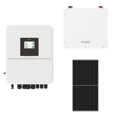 Deye 5kW Solar, Inverter & Battery Combo Deal – 1 X Deye 5kW Inverter, 1 X 5kW Dyness Lithium Ion Battery & 6 X Sunova 585W Solar Panels