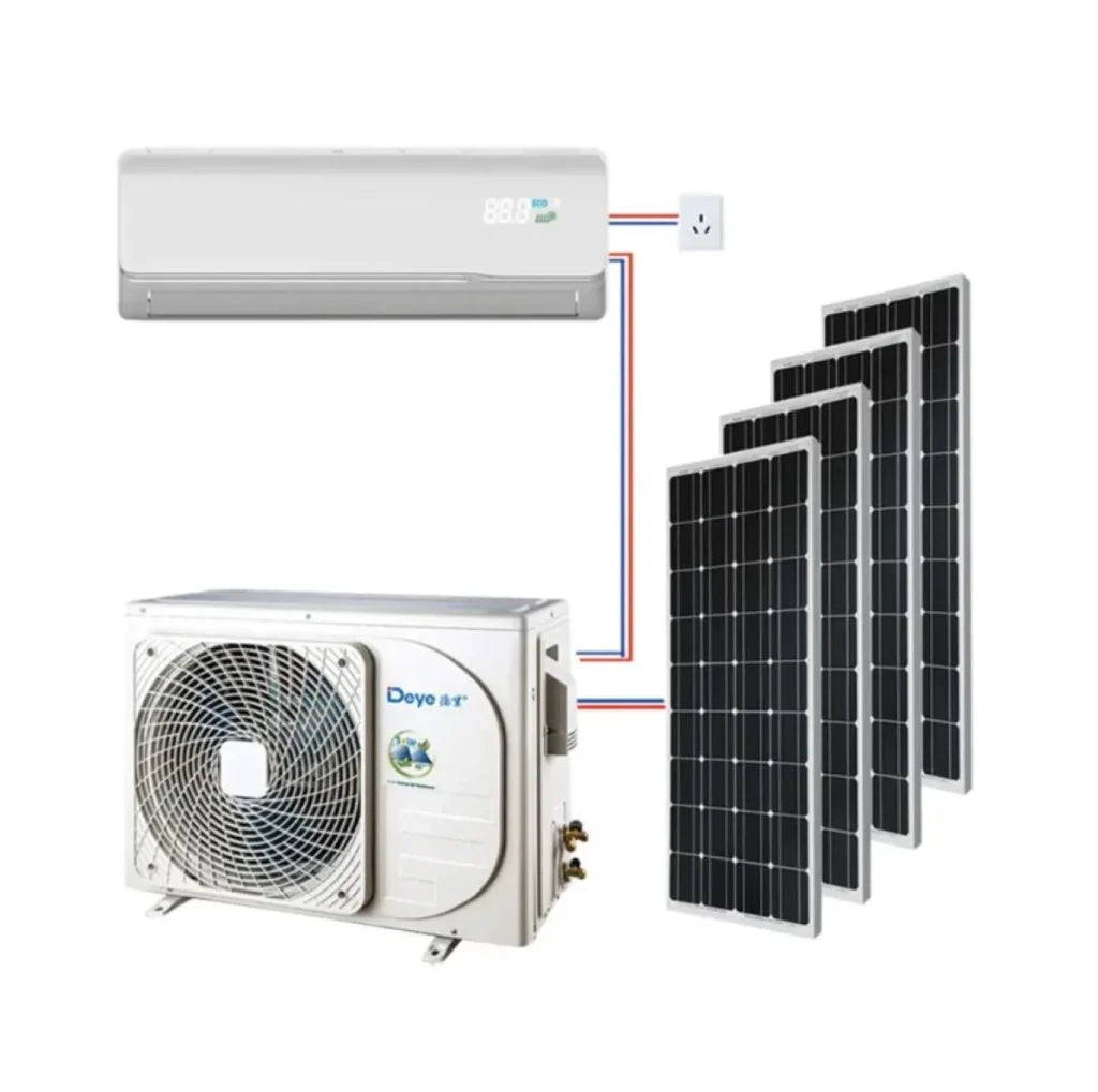 Deye 12000BTU Hybrid 4100W Solar Air Conditioner - Truly Solar
