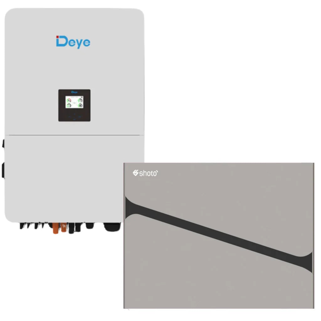 8KW MPPT Deye Load Shedding Shoto 5.1KWh Backup Power Combo Kit - Truly Solar