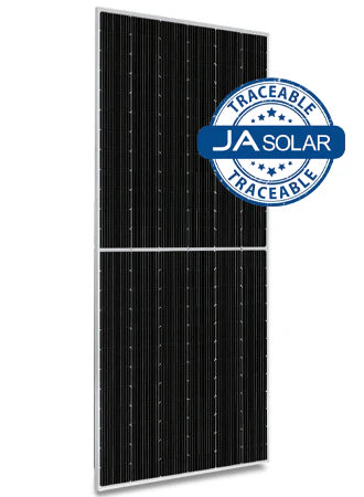 JA Solar 600W n-type Bifacial Double Glass Half-Cell MBB Traceable LB MC4 - Truly Solar