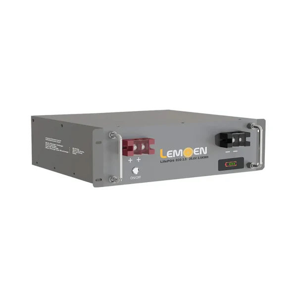 Lemoen ECO Lithium Ion Battery 2.56KWH 25.6V 100Ah (Rack Mount) - Truly Solar