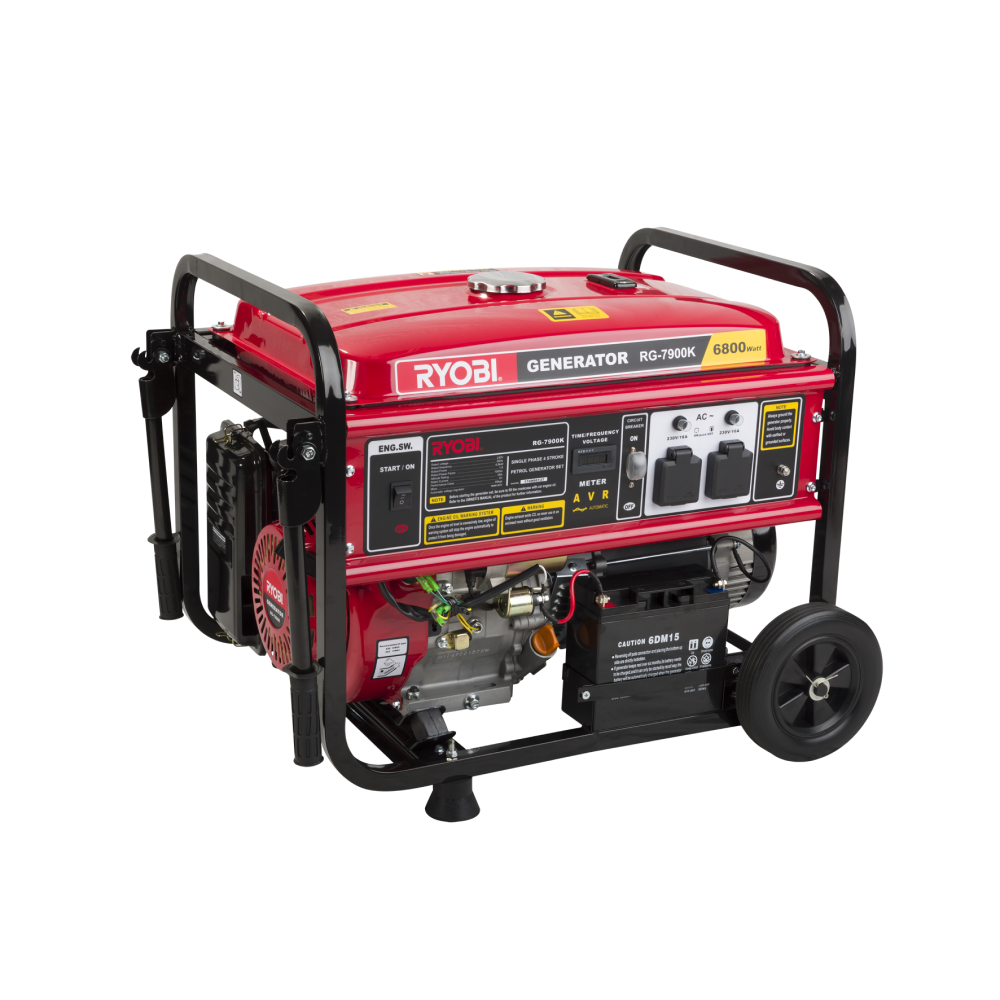 Ryobi RG-7900K Generator 7500W 4-Stroke Key-Start - Truly Solar