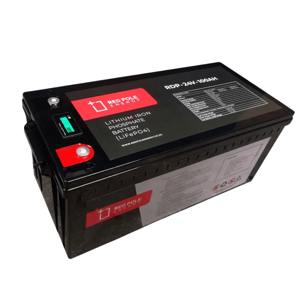 Red Pole Energy 24V 200Ah 5.12kWh LiFePO4 Battery - Truly Solar