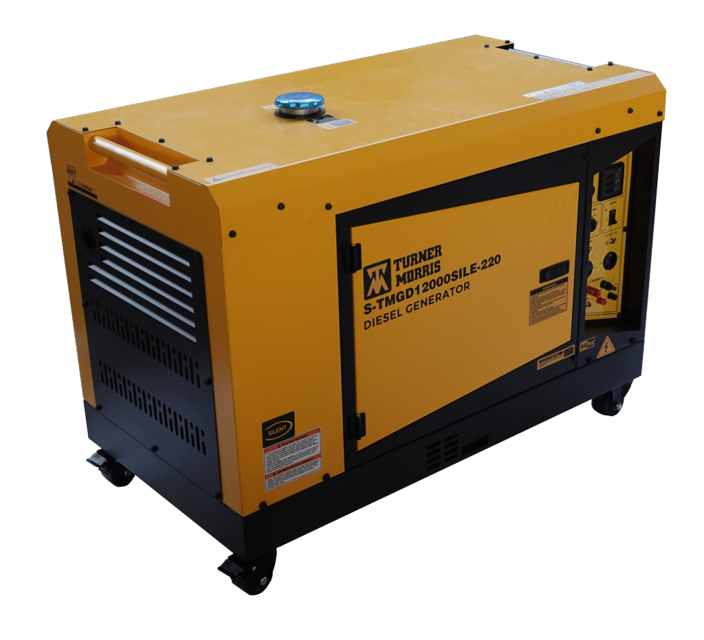 Turner Morris Single Phase Generator 12KVA 220V Diesel Electric Start Super Silent - Truly Solar