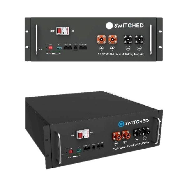 Switched | 5.1KWh Lithium Ion Phosphate (LiFePO4 ) Battery for Power - Truly Solar