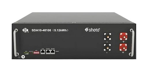 Shoto 5.12kW Lithium Ion Battery (5.12-100ah) - Truly Solar