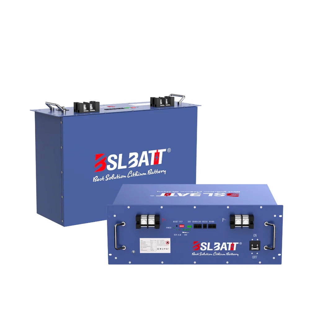BSL Bulls 8.8kWh 172Ah 48V (51.2V) Stubby HP LiFePO4 Lithium Iron Phosphate Battery - Truly Solar