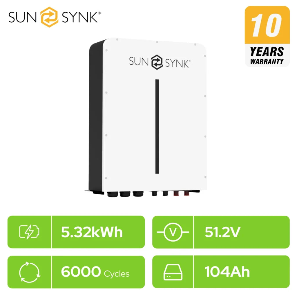 Sunsynk 5.3kWh G-Series Battery - Truly Solar