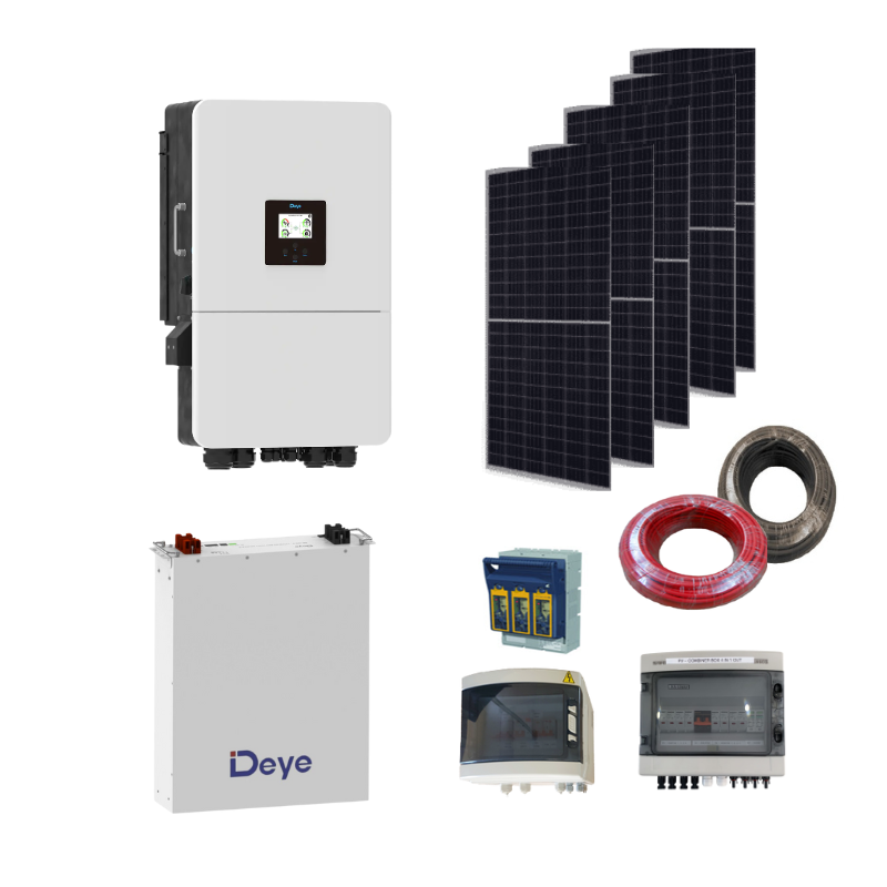 Deye 5kw Solar Kit with Deye battery 5.12kw Storage - Truly Solar