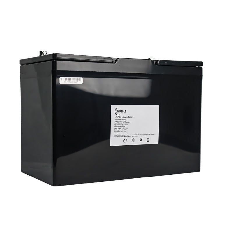 Hubble S-100A 1.2kWh 12V 100Ah Lithium Ion LiFePO4 Battery (FIRST LIFE CELLS) 3500 Cycles - Truly Solar