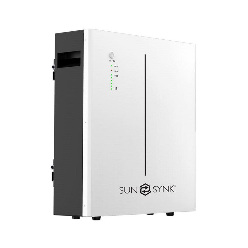 Sunsynk Wall Mount 5.32kWh 51.2V Lithium Battery - Truly Solar